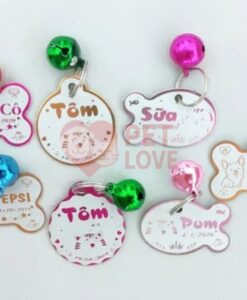 thẻ tên chó mèo